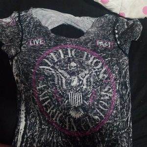 Reversible Affliction shirt